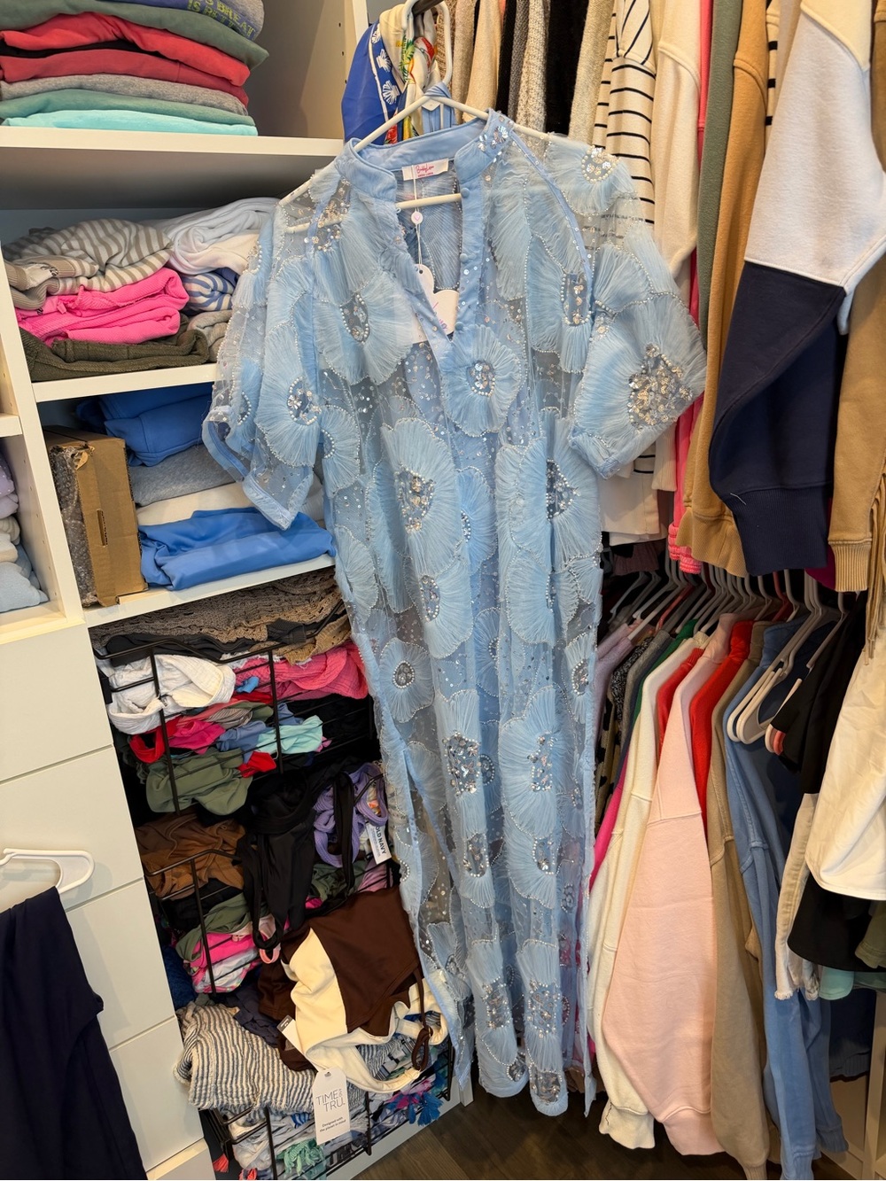 Buddy Love Leighton Maxi Dress - Baby Blue - XL (NWT)